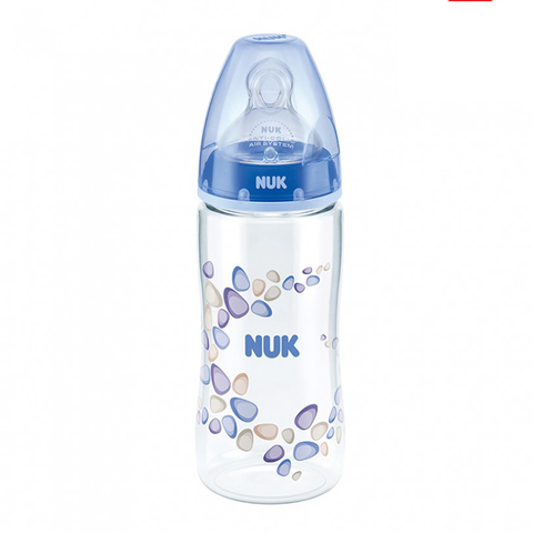  Bình sữa Nuk PA 300ml núm ti Silicone S2 - M 