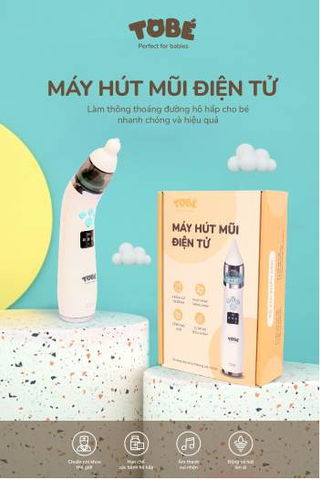  Máy hút mũi điện tử ToBé đầu mềm an toàn cho bé 