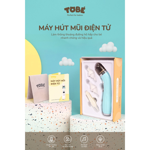  Máy hút mũi điện tử ToBé đầu mềm an toàn cho bé 