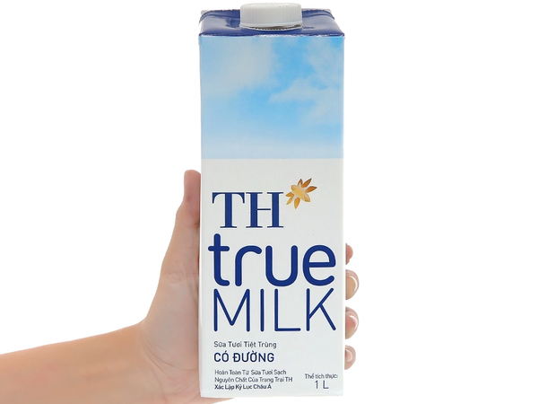  Sữa Tươi TT Có Đường TH true MILK 1 Lít 