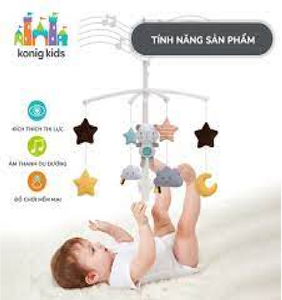  Đồ chơi treo nôi cũi mã hàng 6360A hiệu KonigKids 