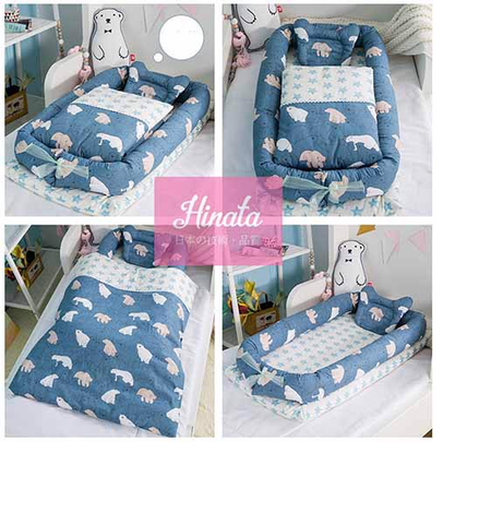  Giường nệm trẻ em Hinata N01 ( Không kèm chăn) 