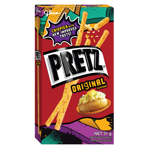  Bánh snack que nướng Pretz vị khoai tây 31g 