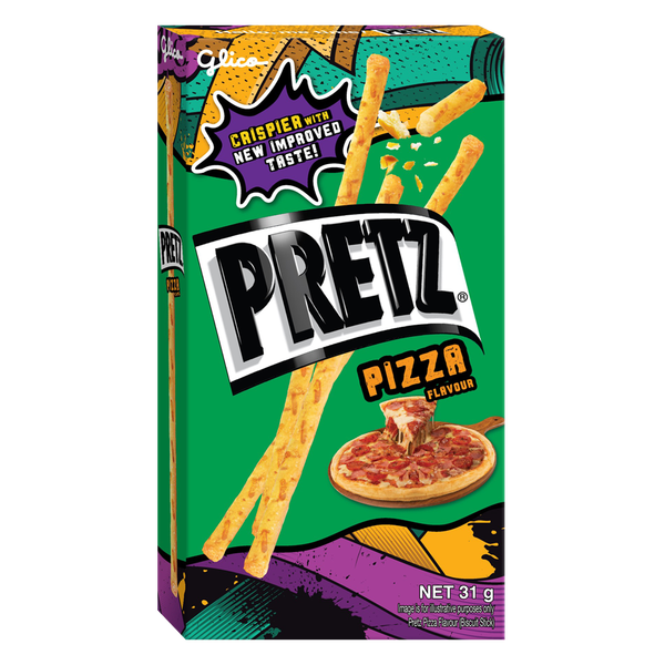  Bánh snack que nướng Pretz vị Pizza 31g 