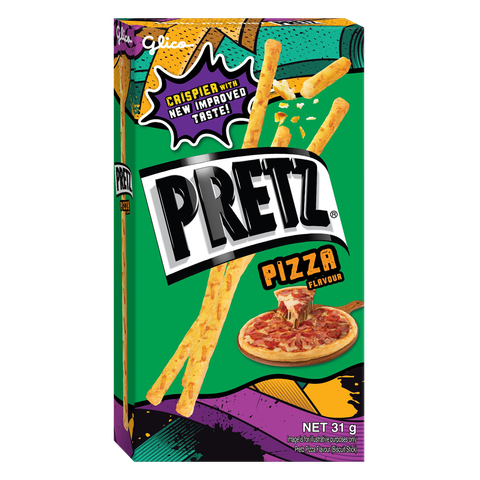  Bánh snack que nướng Pretz vị Pizza 31g 