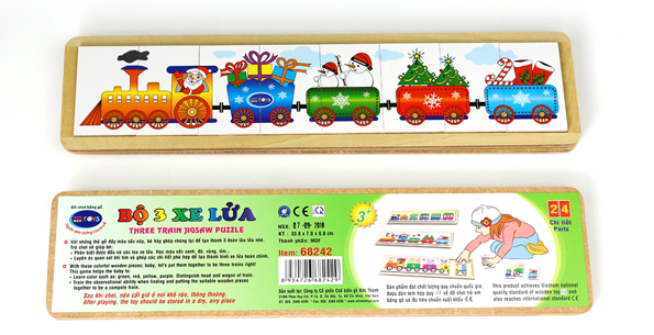  Đồ chơi bộ ba xe lửa Winwin Toys 