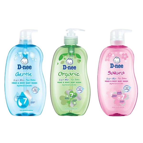  Tắm gội toàn thân em bé (baby) D-nee  380ml 