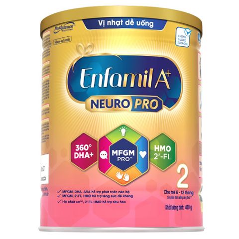  Sữa bột Enfamil A+ Neuropro 2 vị nhạt 400g (6-12 tháng) 