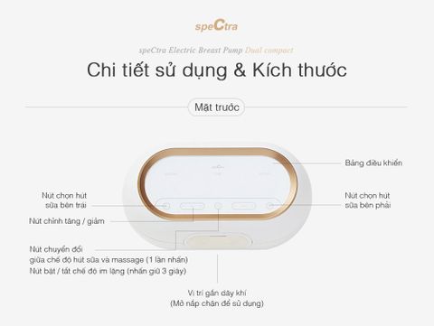  Máy hút sữa Spectra Dual Compact 