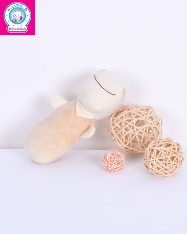  Thú bông hà mã lục lạc cầm tay 16cm 1600 - BabyOne 