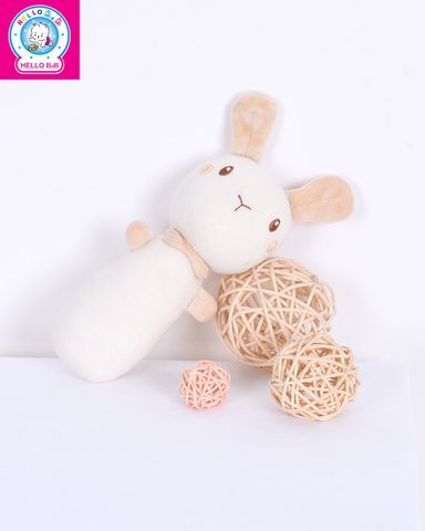  Thú bông thỏ lục lạc cầm tay 17cm 1602 - BabyOne 