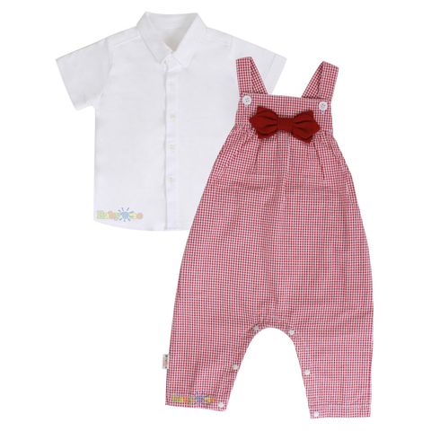  Set yếm sơ mi 5380 - BabyOne 