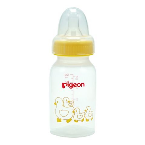  Bình sữa Pigeon nhựa PP Vịt Vàng 120ml 