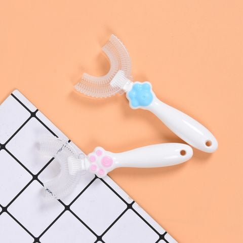  Bàn chải đánh răng và mát-xa nướu silicon chữ U 360 độ RuHn 