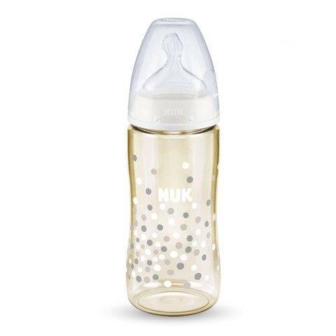  Bình sữa NUK PPSU 300ml núm ti Silicone S1 - M 