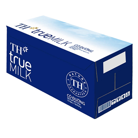  Sữa Tươi TT Có Đường TH true MILK 1 Lít 