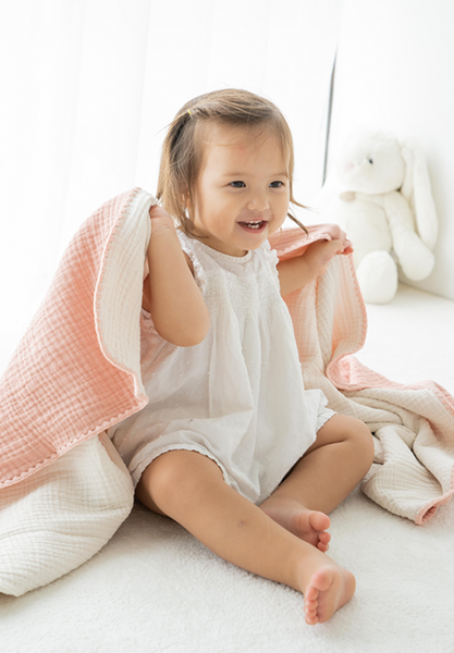  Chăn điều hòa hai da màu hồng  size M 