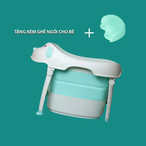  Bồn tắm gấp gọn có nhiệt kế cho trẻ em Hinata 