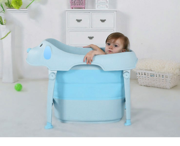  Bồn tắm gấp gọn có nhiệt kế cho trẻ em Hinata 