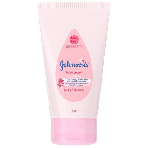  Kem dưỡng ẩm Johnson's Baby nắp hồng dạng tuýp 50grams 