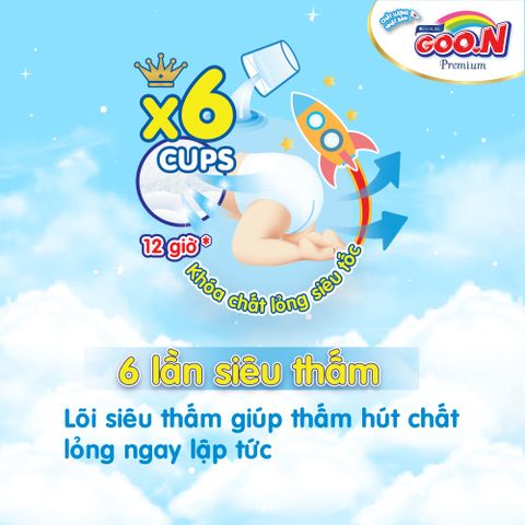  Tã quần Goo.n Premium M56 (7-12kg) 