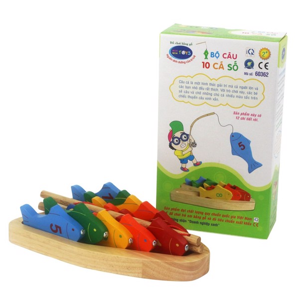  Đồ chơi câu 10 cá số Winwin Toys 