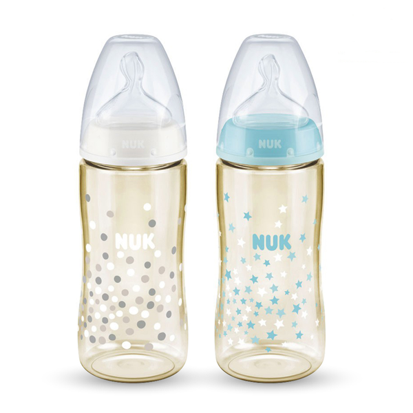  Bình sữa NUK PPSU 300ml núm ti Silicone S2 - M 