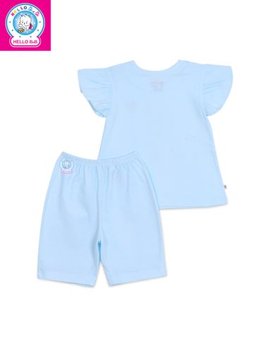  Bộ ngắn bé gái tay bèo BN1736 - HELLO BnB 