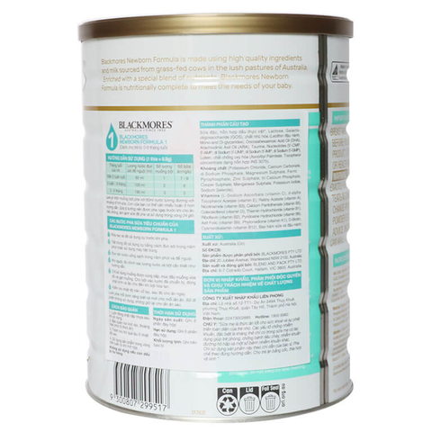  Sữa Blackmorse số 1 Úc 900g 
