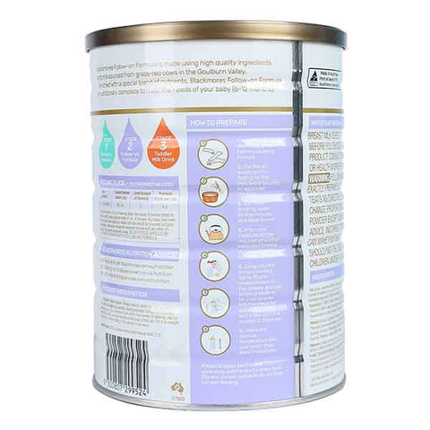  Sữa Blackmorse số 2 Úc 900g 