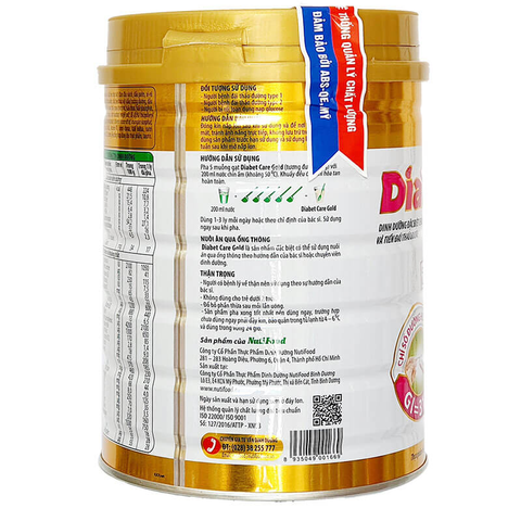  Sữa DiabetCare Gold 900g (người bệnh đái tháo đường) 