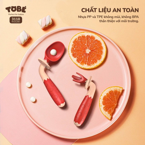  Bộ muỗng nĩa ăn dặm Tobe 