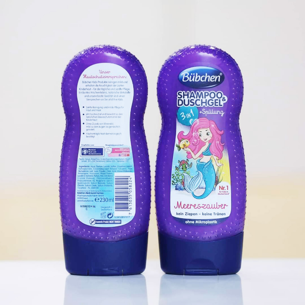  Dầu tắm gội và xả 3in1 Bubchen 230ml 