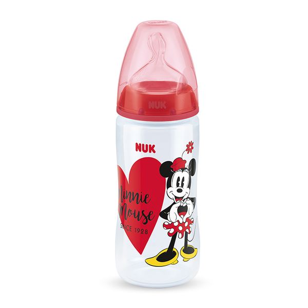  Bình sữa NUK PP Mickey 300ml núm ti Silicone S2 - M 