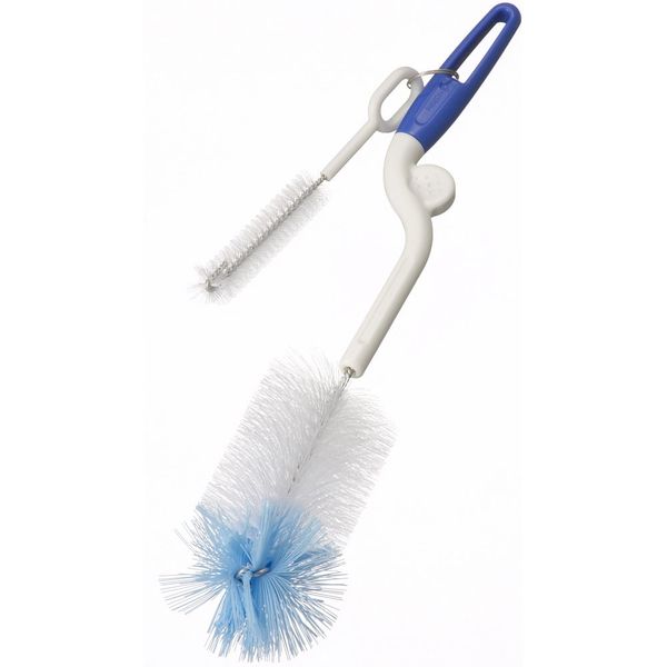  Cây súc rửa bình sữa bằng nylon tay xoay 2 chiều Pigeon 