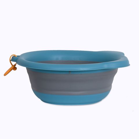  Thau/chậu rửa mặt gấp gọn (32x28x10cm) - Hình Gấu 