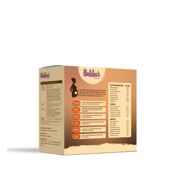  Bột ngũ cốc mẹ bầu Babba's Mommy 270g 