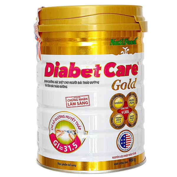  Sữa DiabetCare Gold 900g (người bệnh đái tháo đường) 