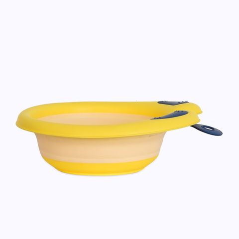  Thau rửa mặt gấp gọn (33x33x9.5cm) - hình Trái đào 