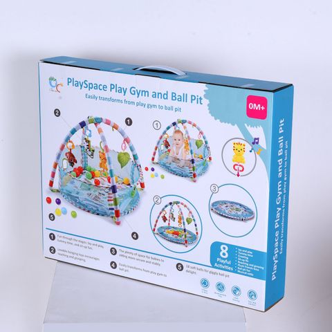  Thảm chơi quây nôi phát nhạc 3 trong 1 Blue care 