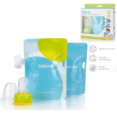  Bộ túi bóp thức ăn và ti nhai nối Kidsme 160499 