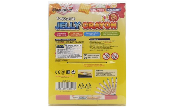  Bút sáp vặn 8 màu MUNGYO MJC-8 