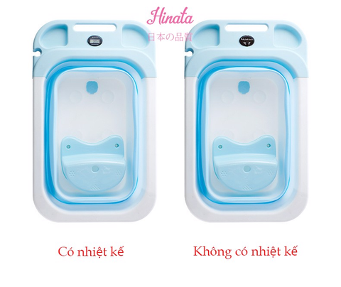  Bồn tắm gấp gọn có nhiệt kế cho trẻ em Hinata BT16 