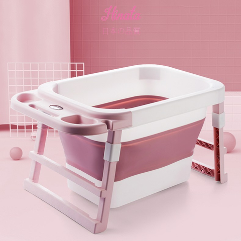  Bồn tắm gấp gọn có nhiệt kế cho trẻ em Hinata BT16 