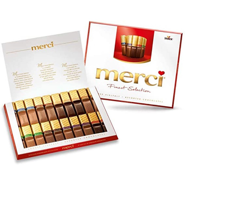  SÔ-CÔ-LA HỖN HỢP MERCI FINEST SELECTION 250G 