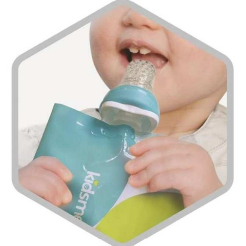  Bộ túi bóp thức ăn và ti nhai nối Kidsme 160499 