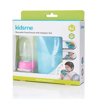  Bộ túi bóp thức ăn và ti nhai nối Kidsme 160499 