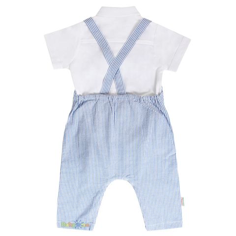  Set yếm sơ mi 5380 - BabyOne 