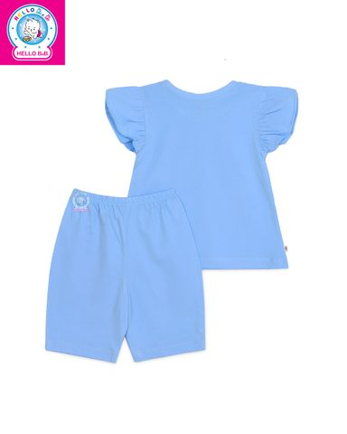  Bộ ngắn bé gái tay bèo BN1736 - HELLO BnB 