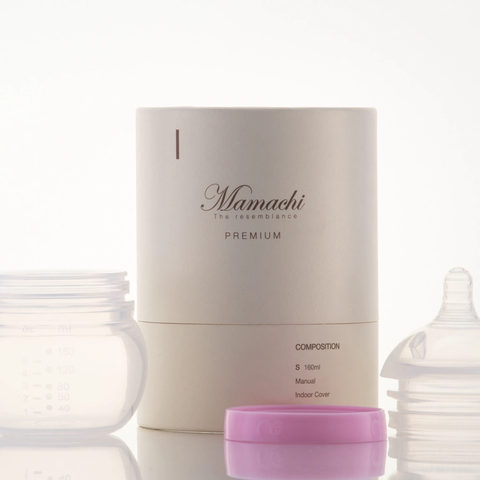  Bình sữa Mamachi núm ti silicone dòng Premium 160ml 
